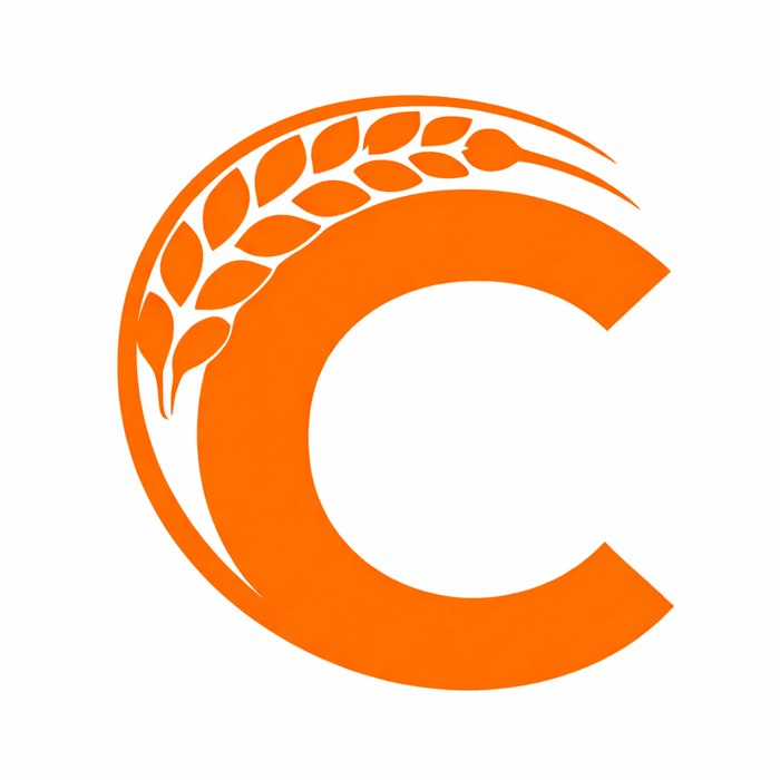 Cravins wheat-C submark logo