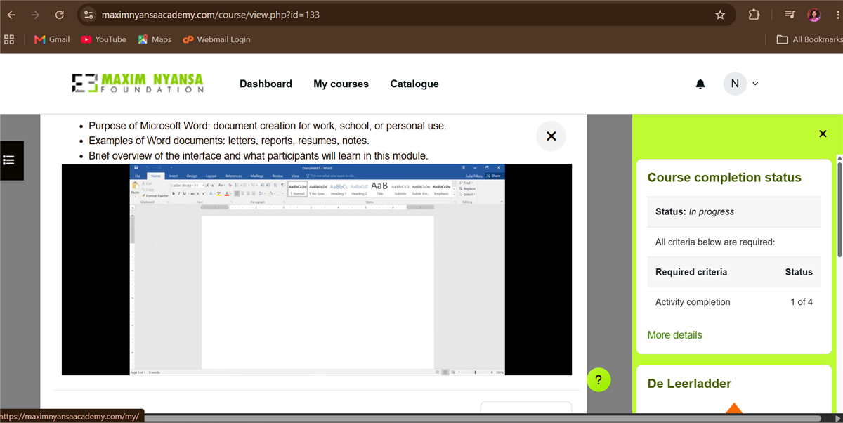Course module