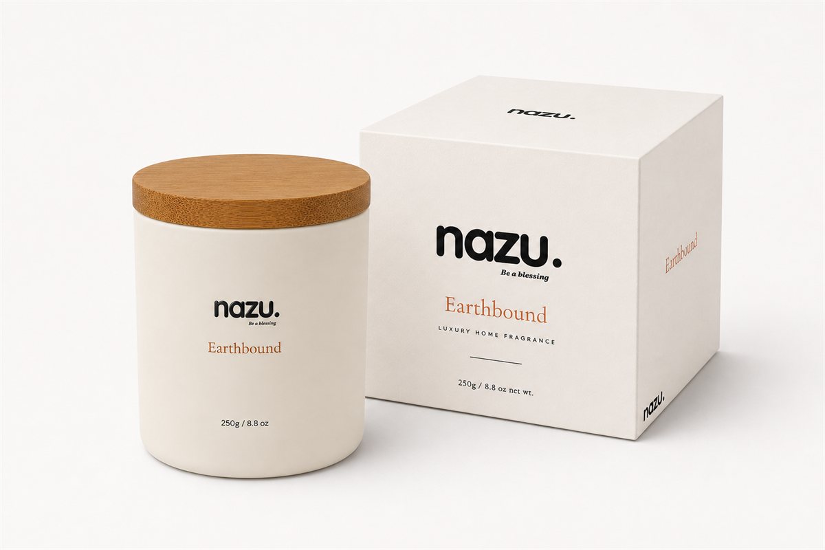 Nazu Earthbound candle and box